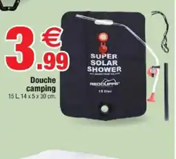 Bazarland Douche camping offre