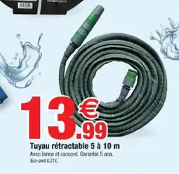 Bazarland Tuyau rétractable 5 à 10 m offre