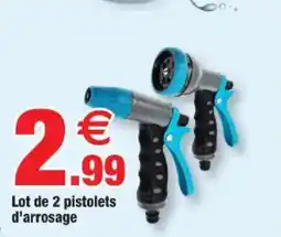 Bazarland Lot de 2 pistolets d'arrosage offre