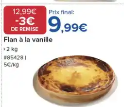 Costco Flan à la vanille offre