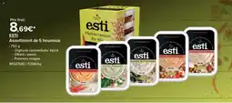 Costco ESTI Assortiment de 5 houmous offre