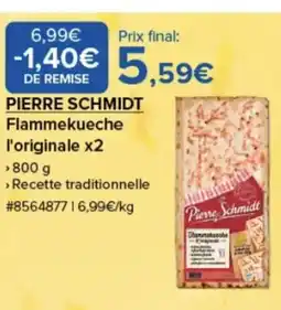 Costco PIERRE SCHMIDT Flammekueche l'originale x2 offre