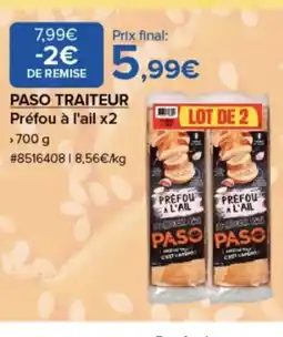 Costco PASO TRAITEUR Préfou à l'ail x2 offre