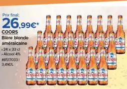 Costco COORS Bière blonde américaine offre