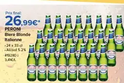 Costco PERONI Biere Blonde Italienne offre