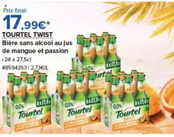 Costco TOURTEL TWIST Bière sans alcool au jus de mangue et passion offre