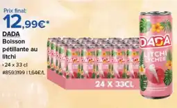 Costco DADA Boisson pétillante au litchi offre