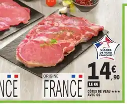 E.Leclerc Côtes de veau avec os offre