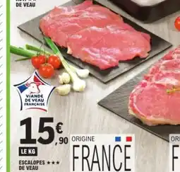 E.Leclerc Escalopes de veau offre