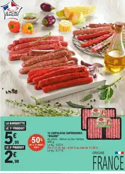 E.Leclerc BIGARD 12 chipolatas supérieures offre