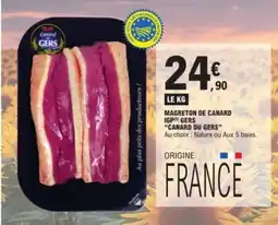 E.Leclerc CANARD DU GERS Magreton de canard igp gers offre