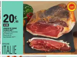 E.Leclerc Jambon de parme 16 mois aop offre