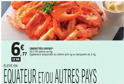 E.Leclerc Crevettes cuites offre