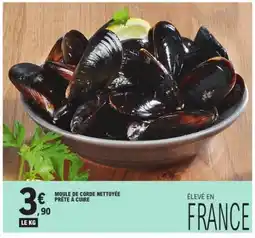 E.Leclerc Moule de corde nettoyée prete a cuire offre