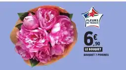 E.Leclerc Bouquet bouquet 7 pivoines offre