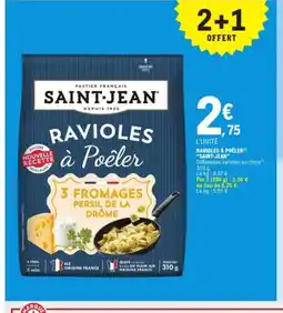 E.Leclerc SAINT-JEAN Ravioles à poêler offre