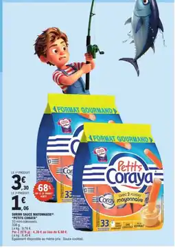 E.Leclerc PETITS CORAYA Surimi sauce mayonnaise offre