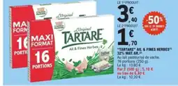 E.Leclerc TARTARE Ail & fines herbes 32% mat.gr offre
