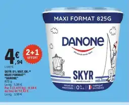E.Leclerc DANONE Skyr 0% mat.gr.format offre