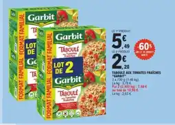 E.Leclerc GARBIT Taboulé aux tomates fraîches offre