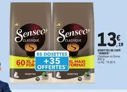 E.Leclerc SENSEO Dosettes de café offre