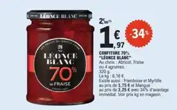E.Leclerc LÉONCE BLANC Confiture 70% offre