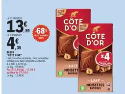 E.Leclerc CÔTE D'O Blocs offre
