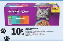 E.Leclerc WHISKAS Sachets fraîcheur offre