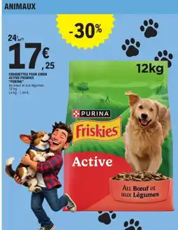 E.Leclerc PURINA Croquettes pour chien active friskies offre