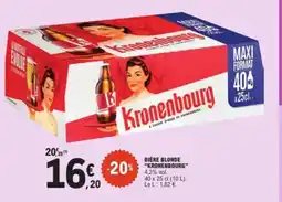 E.Leclerc KRONENBOURG Bière blonde offre