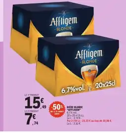 E.Leclerc AFFLIGEM Bière blonde offre