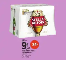 E.Leclerc STELLA ARTOIS Bière blonde belge offre