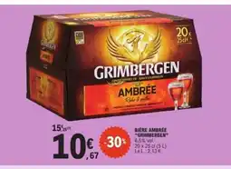 E.Leclerc GRIMBERGEN Bière ambrée offre