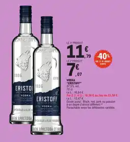E.Leclerc ERISTOFF Vodka offre