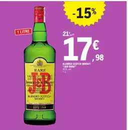 E.Leclerc J&B RARE Blended scotch whisky offre