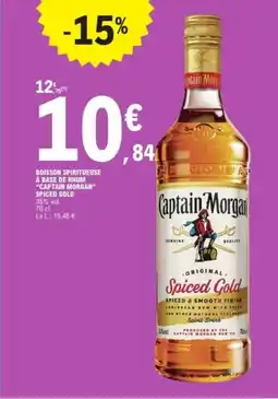 E.Leclerc CAPTAIN MORGAN Boisson spiritueuse à base de rhum spiced gold offre