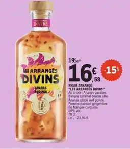 E.Leclerc LES ARRANGÉS DIVINS Rhum arrangé offre