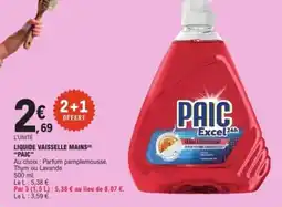 E.Leclerc PAIC Liquide vaisselle mains offre