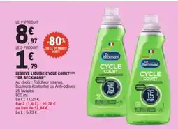 E.Leclerc DR BECKMANN Lessive liquide cycle court offre