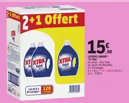 E.Leclerc X-TRA Lessive liquide offre