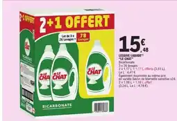 E.Leclerc LE CHAT Lessive liquide offre