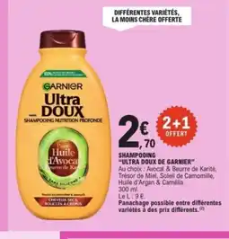 E.Leclerc ULTRA DOUX DE GARNIER Shampooing offre