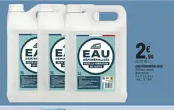 E.Leclerc Eau déminéralisée offre