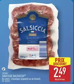 ALDI CUCINA Saucisse salsiccia offre