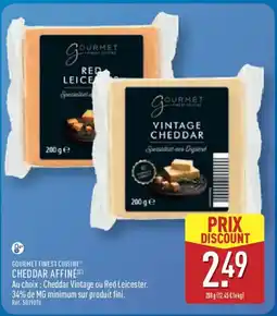 ALDI GOURMET FINEST CUISINE Cheddar affiné offre
