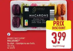 ALDI GOURMET FINEST CUISINE Macarons offre