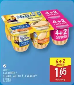 ALDI NESTLÉ La laitière semoule au lait à la vanille offre