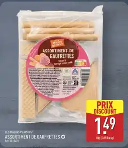 ALDI LES MALINS PLAISIRS Assortiment de gaufrettes offre