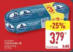 ALDI PETIT NAVIRE Thon naturel offre