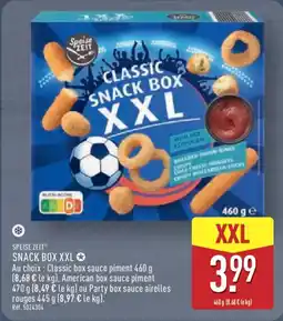 ALDI SPEISE ZEIT Snack box xxl offre
